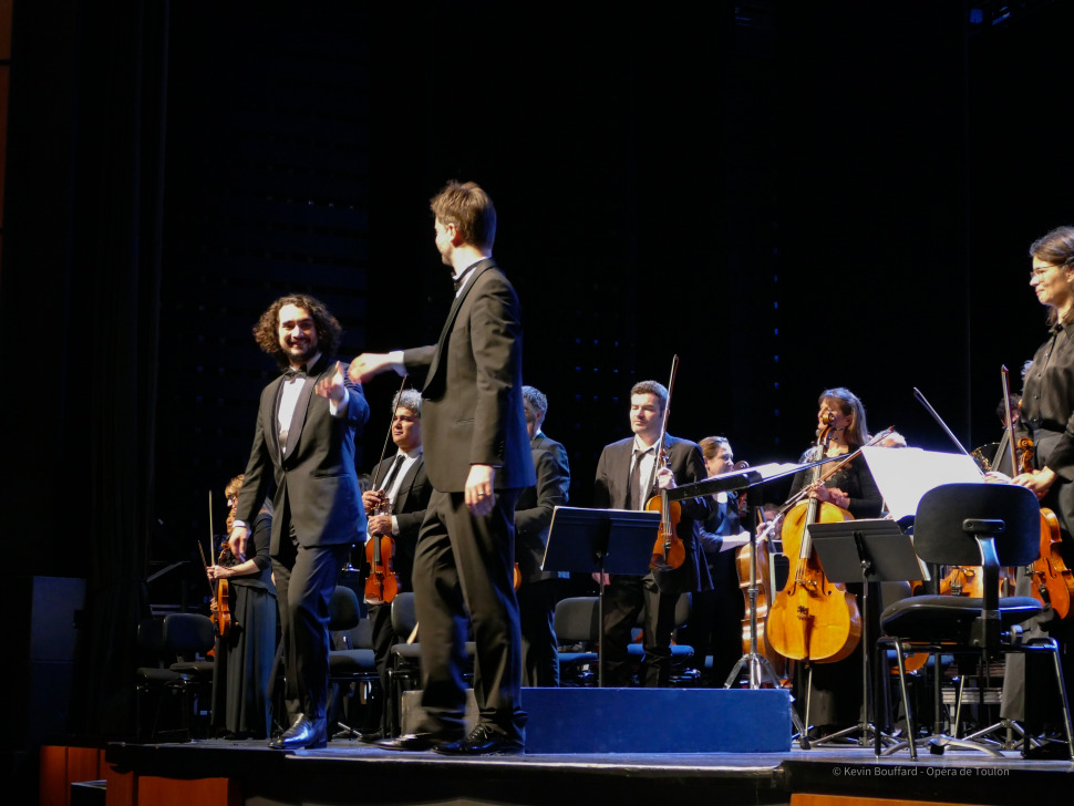 Elisabeth Teige et Mikhail Timoshenko, deux chanteurs aux voix se mêlant parfaitement à l’orchestre de l’Opéra de Toulon
