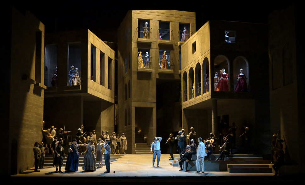 Tautly dramatic: Ivo van Hove's new production of Mozart's Don Giovanni at the Paris Opera's Palais Garnier